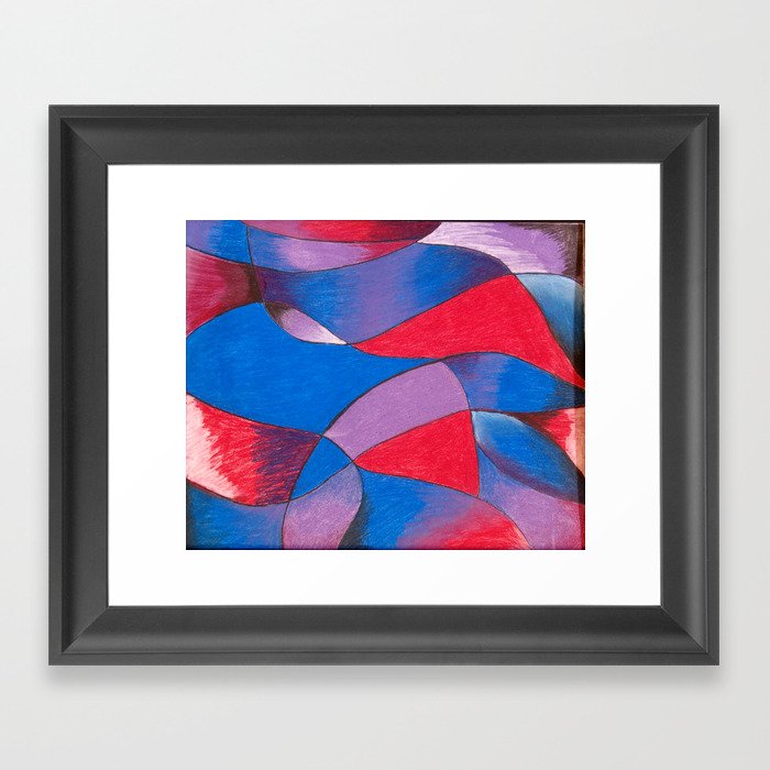Where the Colors will Framed Art Print