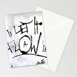 Let it Flow  Stationery Cards