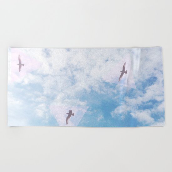 Flight Path Beach Towel