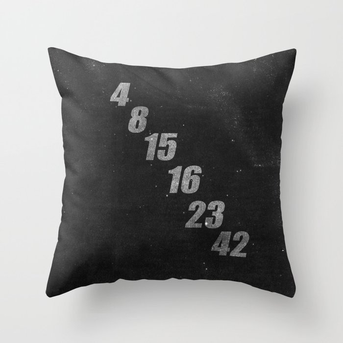 LOST - THE NUMBERS Throw Pillow