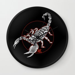 Scorpion in Scorpio  Wall Clock