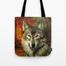 October Wolf Tote Bag