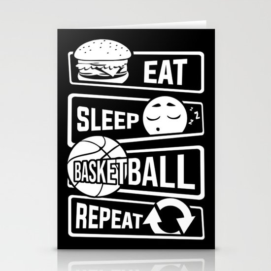 A2 Basketball Eat Sleep Dunk Repeat print Wrapping Paper And Gift Tags Birthday