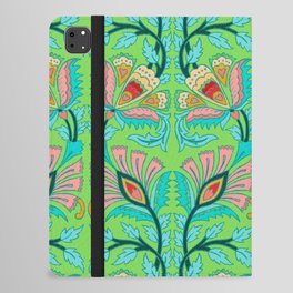 Green Flower iPad Folio Case