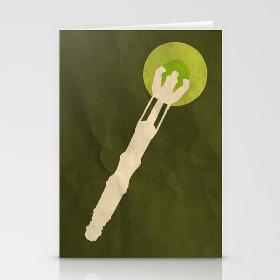 Minimalist Sonic Screwdriver Stationery Cards