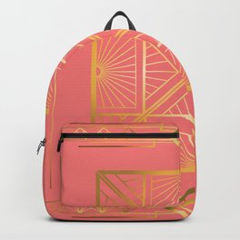 Retro Decoration " Gatsby" Style with Art Deco Elements  Backpack