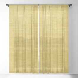 Golden Heritage Hand Woven Cloth Sheer Curtain