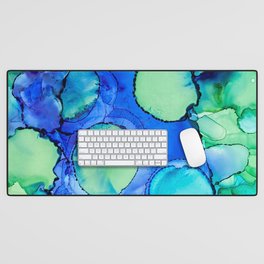 Blues & Greens Desk Mat