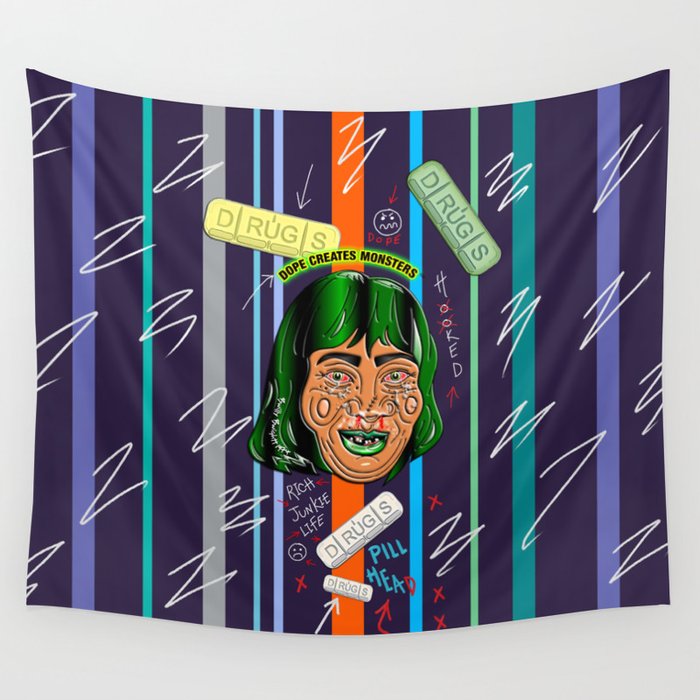 Dope Creates Monsters Rewind Wall Tapestry By Bwilly74 Society6 ~always dope are a nu metal / hard rock band with industrial influences who exploded onto the new york city advertisement: society6