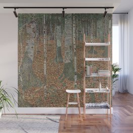 Gustav Klimt - Birch Forest Wall Mural