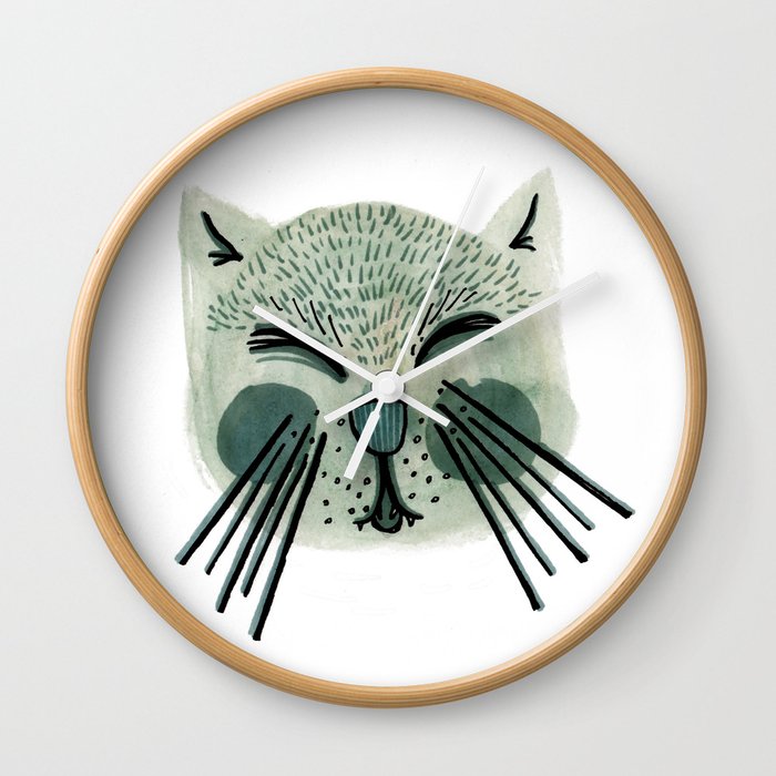 ONE CAT Wall Clock