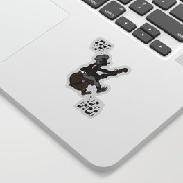 Rock-and-Roll Bassist Sticker