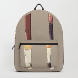 Paint brushes  Backpack