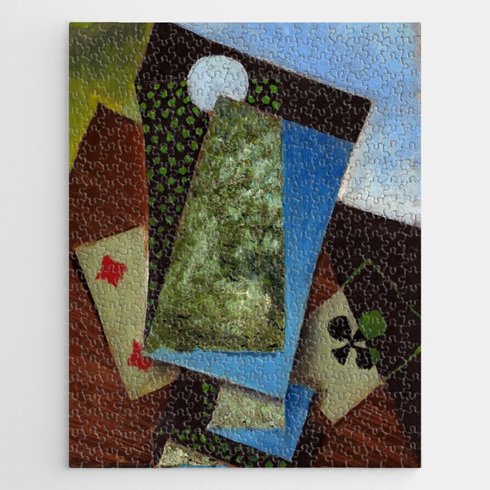 Juan Gris "Ace of Clubs and Four of Diamonds" Jigsaw Puzzle