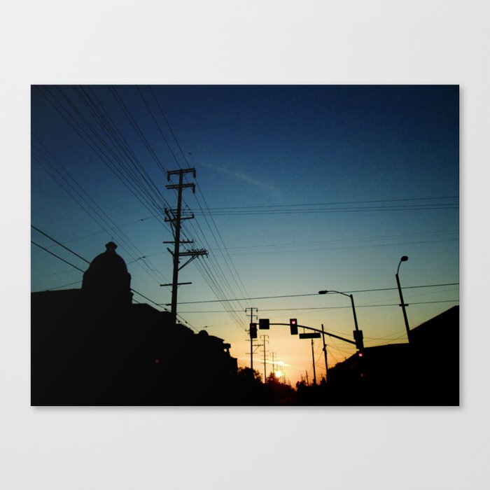 Los Angeles Sunrise Canvas Print