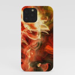 Fire Lights iPhone Case | Pattern, Fireplace, Swirl, Hot, Red, Orange, Fiery, Futuristic, Flames, Graphicdesign 