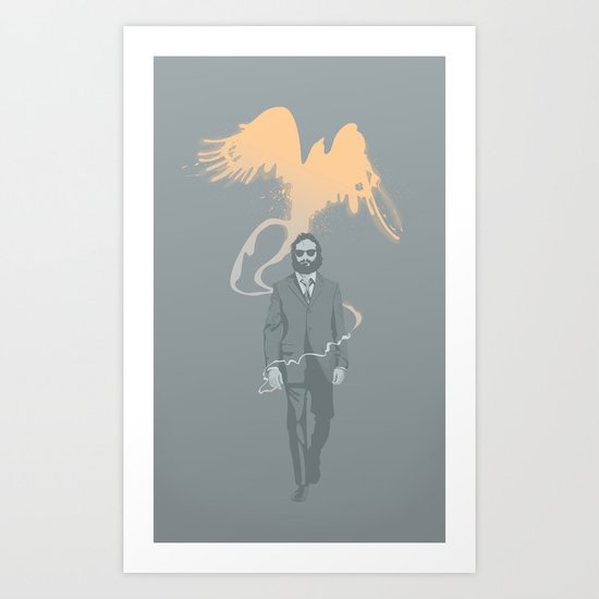 Out of the ashes arose a Phoenix Art Print