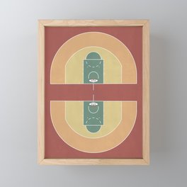 Basketball Court Collection #2 Framed Mini Art Print