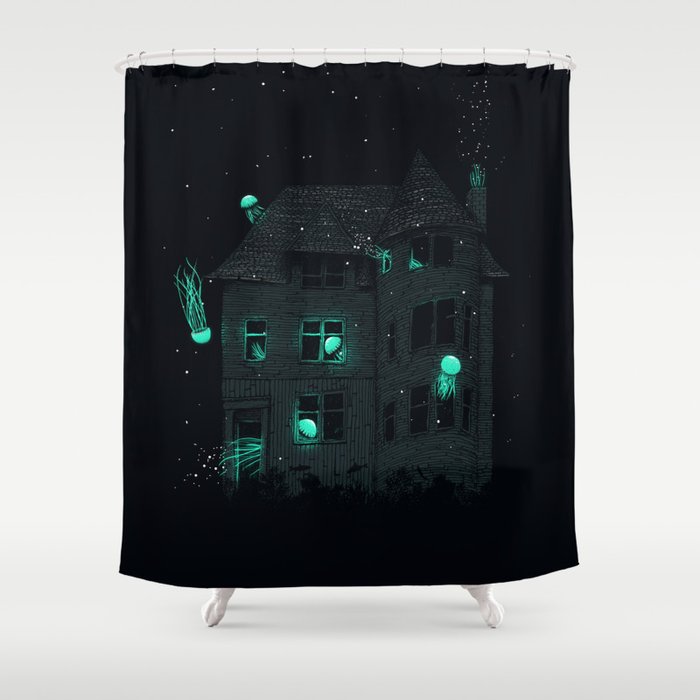 A New Home Shower Curtain by Florent Bodart / Speakerine | Society6