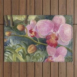 Orchid Beauty Outdoor Rug