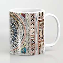 Orvieto Cathedral Rose Window Gothic Romanesque Architecture Coffee Mug