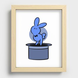 Magic Bunny Recessed Framed Print