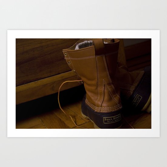 Bean Boots Art Print