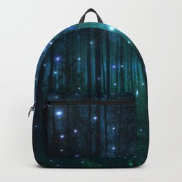 Glowing Space Woods Backpack | Forrest, Milkyway, Landscape, Planets, Forest, Sci-Fi, Glow, Glowing, Magical, Woods 