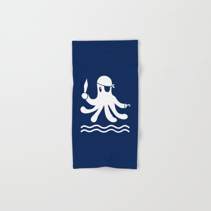 Pirate octopus Hand & Bath Towel