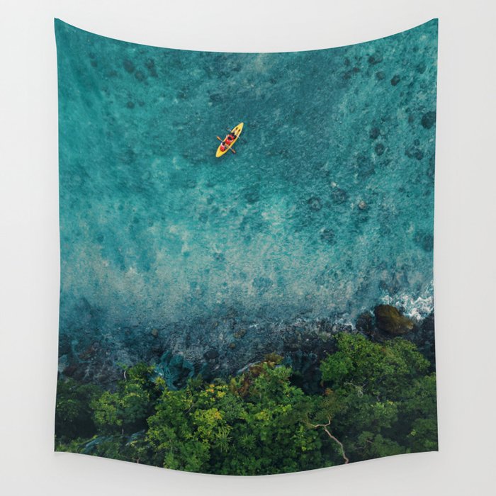 Kayaking in The Philippines  Wall Tapestry