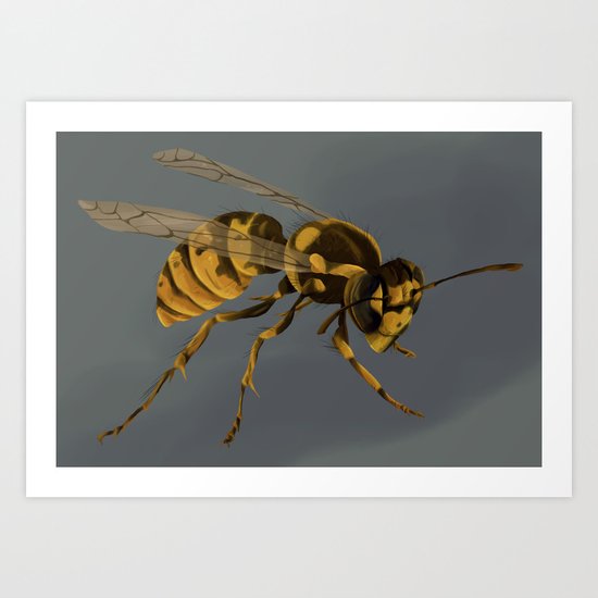 little wasp Art Print