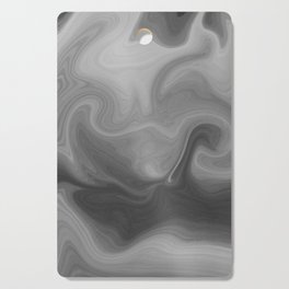 Grey Abstract Marbled Texture Cutting Board