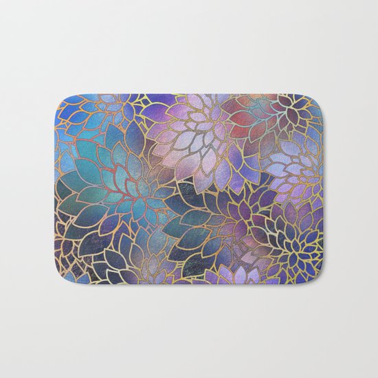 Floral Abstract 5 Bath Mat