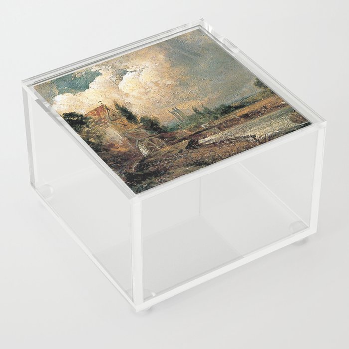 John Constable vintage painting Acrylic Box