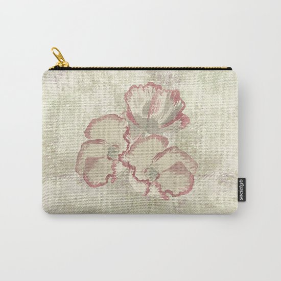 The temple bell stops but I still hear the sound coming out of the flowers. Carry-All Pouch