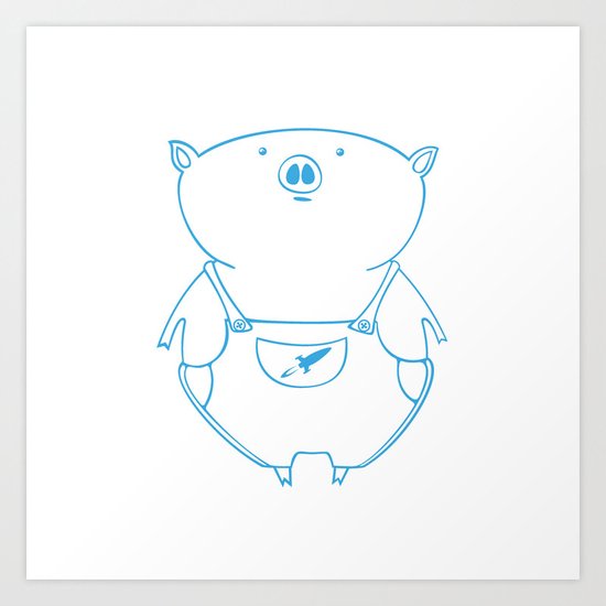 piggy 15 Art Print