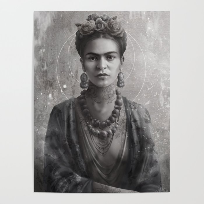 Frida Ink Poster