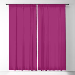 Orchid Flower 150-38-31 Deep Pink Purple Solid Color 2022 Colour of the Year Blackout Curtain