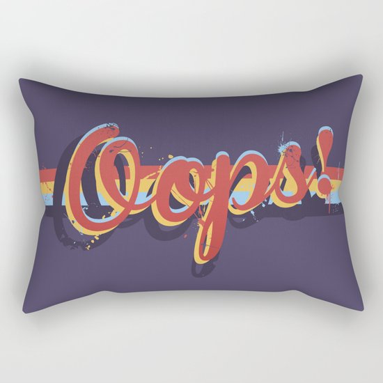 Oops! Rectangular Pillow