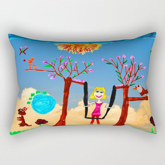 Dreaming | Playground | Up to the Clouds Rectangular Pillow