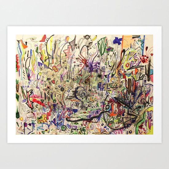 Crowded Art Print