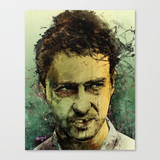 Schizo - Edward Norton Canvas Print