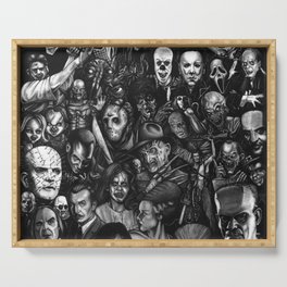 Classic Horror Movies Serving Tray