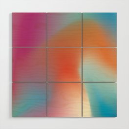 Candy Queen Gradient Mesh Wood Wall Art