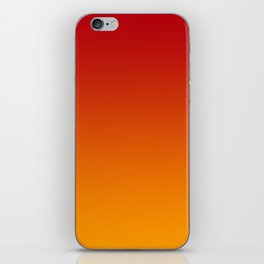 Red Orange Gradient iPhone Skin