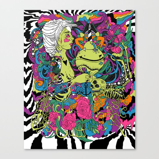 The Sea Death Canvas Print