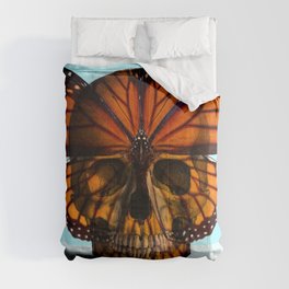 SKULL (MONARCH BUTTERFLY) Comforter