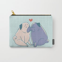 Pugs and Kisses Carry-All Pouch