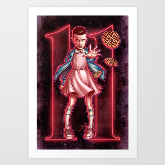 Eleven Art Print