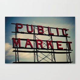 Pike Place Canvas Print